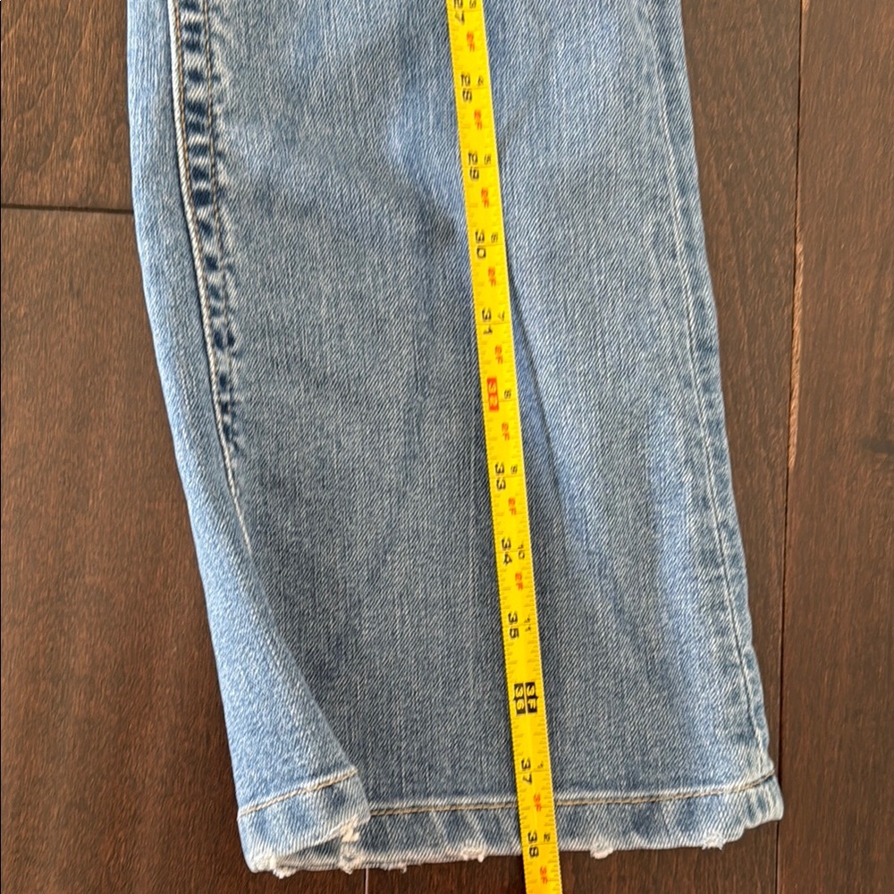 Colin’s Jeanswear Flare Rita Classic Light Blue Distressed Jeans - Picture 8 of 15